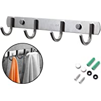 Perchero Pared- Ganchos Percheros de Pared de Montaje para Dormitorio Baño y Cocina- Perchas de Acero Inoxidable…